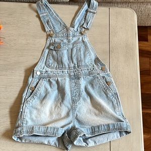 light wash overalls in great condition